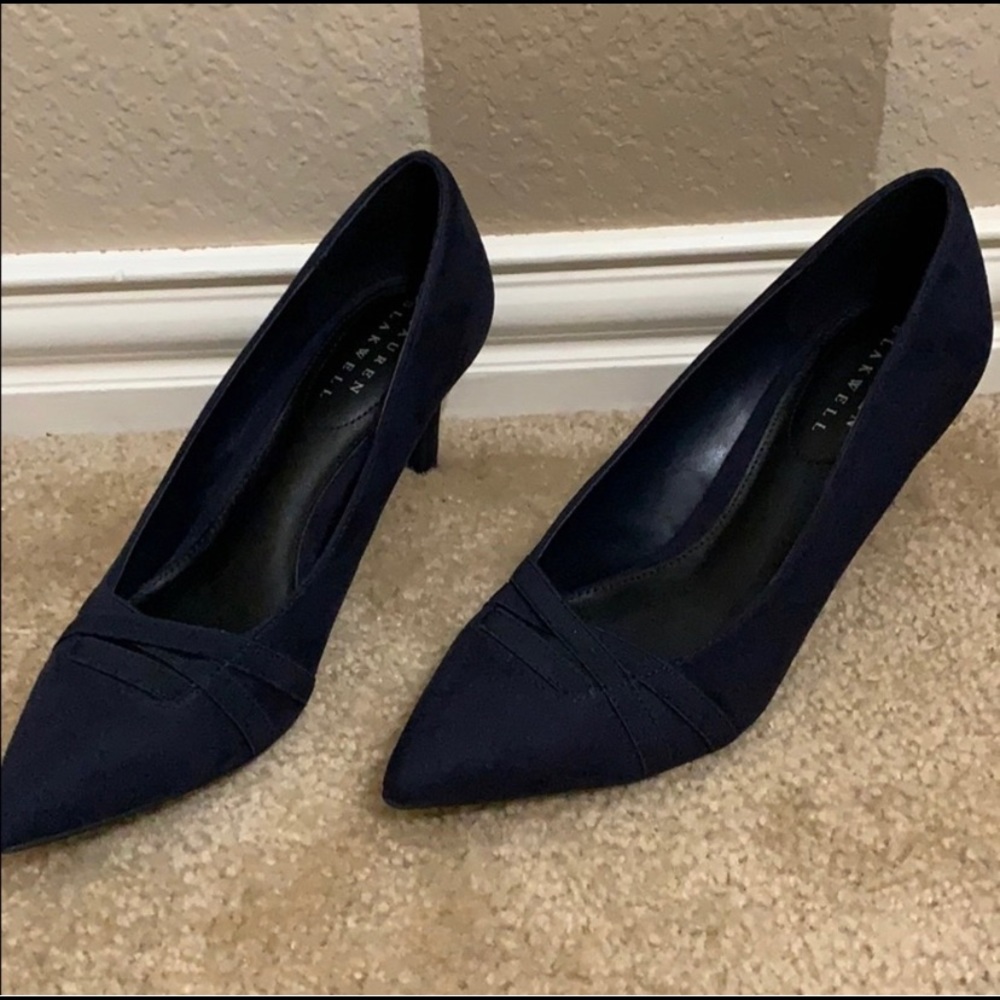 Blue heels size 8 just like new